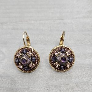 Michal Golan 24k Gold Plate Over Brass Earrings